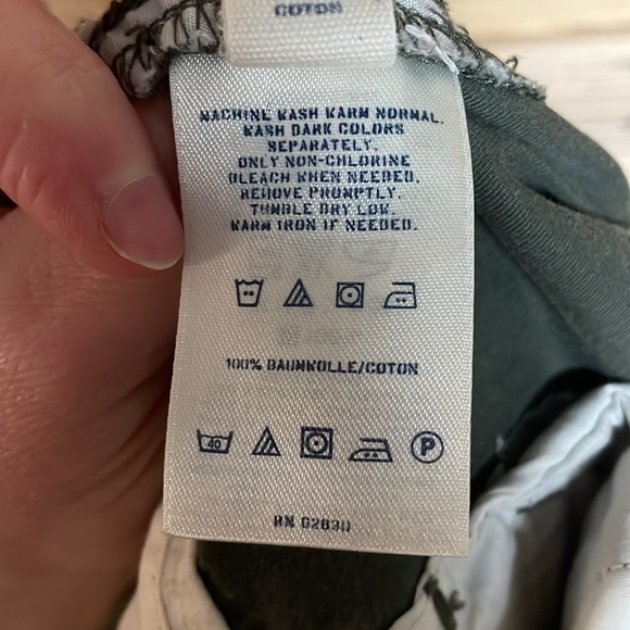 Lands’ End Canvas 1963 size 0 gray pleated mid-rise straight legged chino pants - Picture 12 of 12